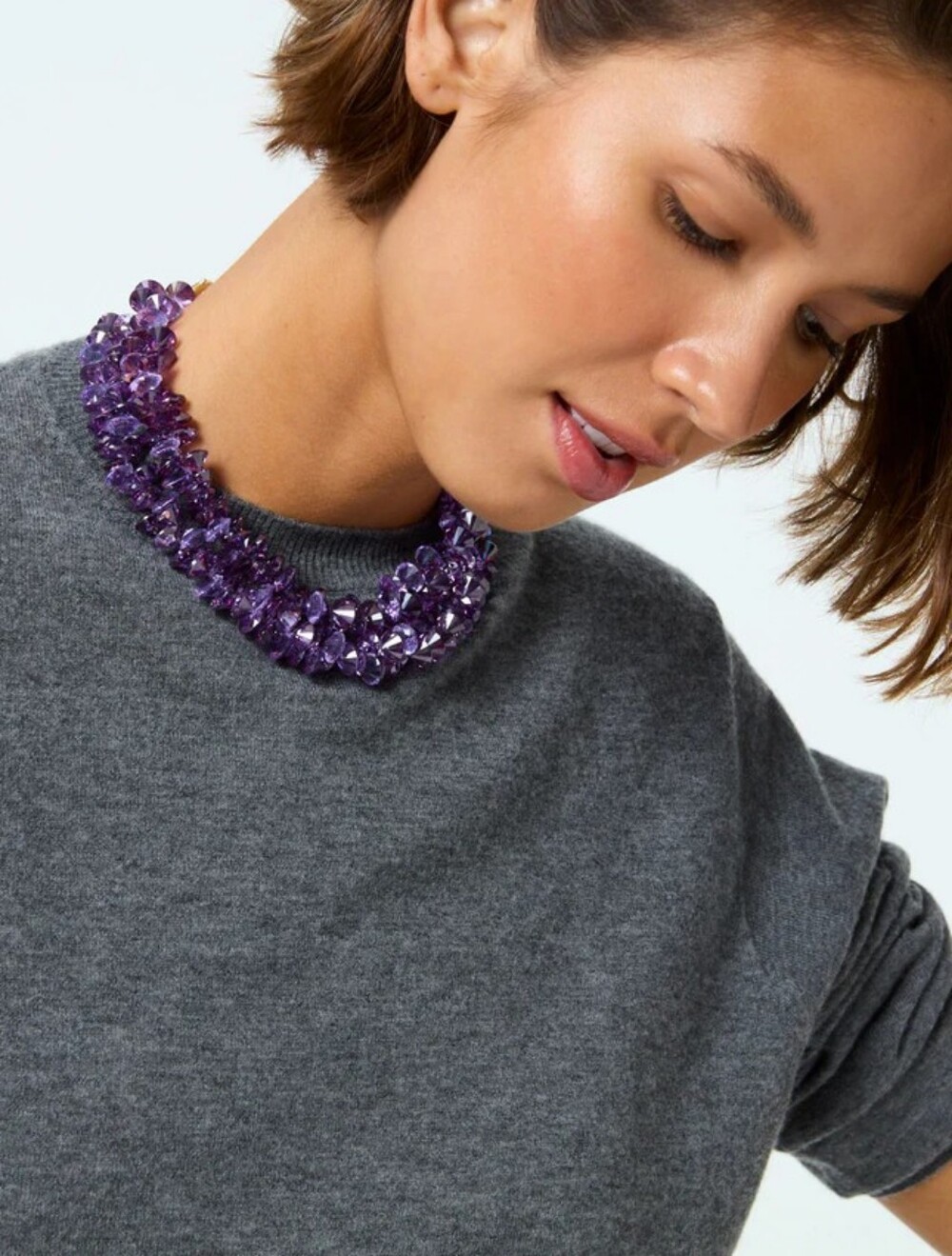 *Set of 2* Roxanne Assoulin The Cubic Cluster Necklace - Picture 2 of 4